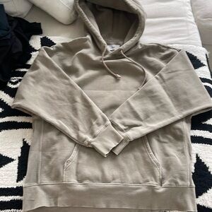 TNA Beige Boyfriend Hoodie Size Two